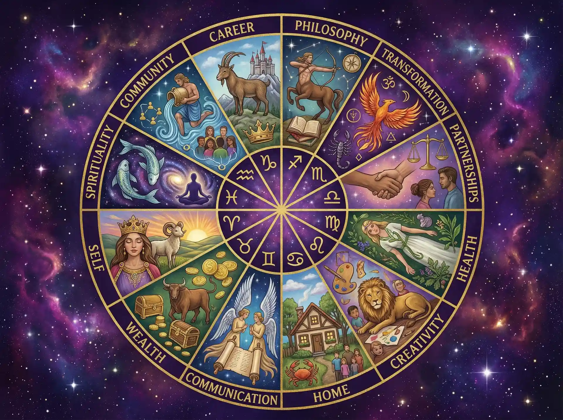 十二宫位解析 - 结婚七年电影 | 占星学知识